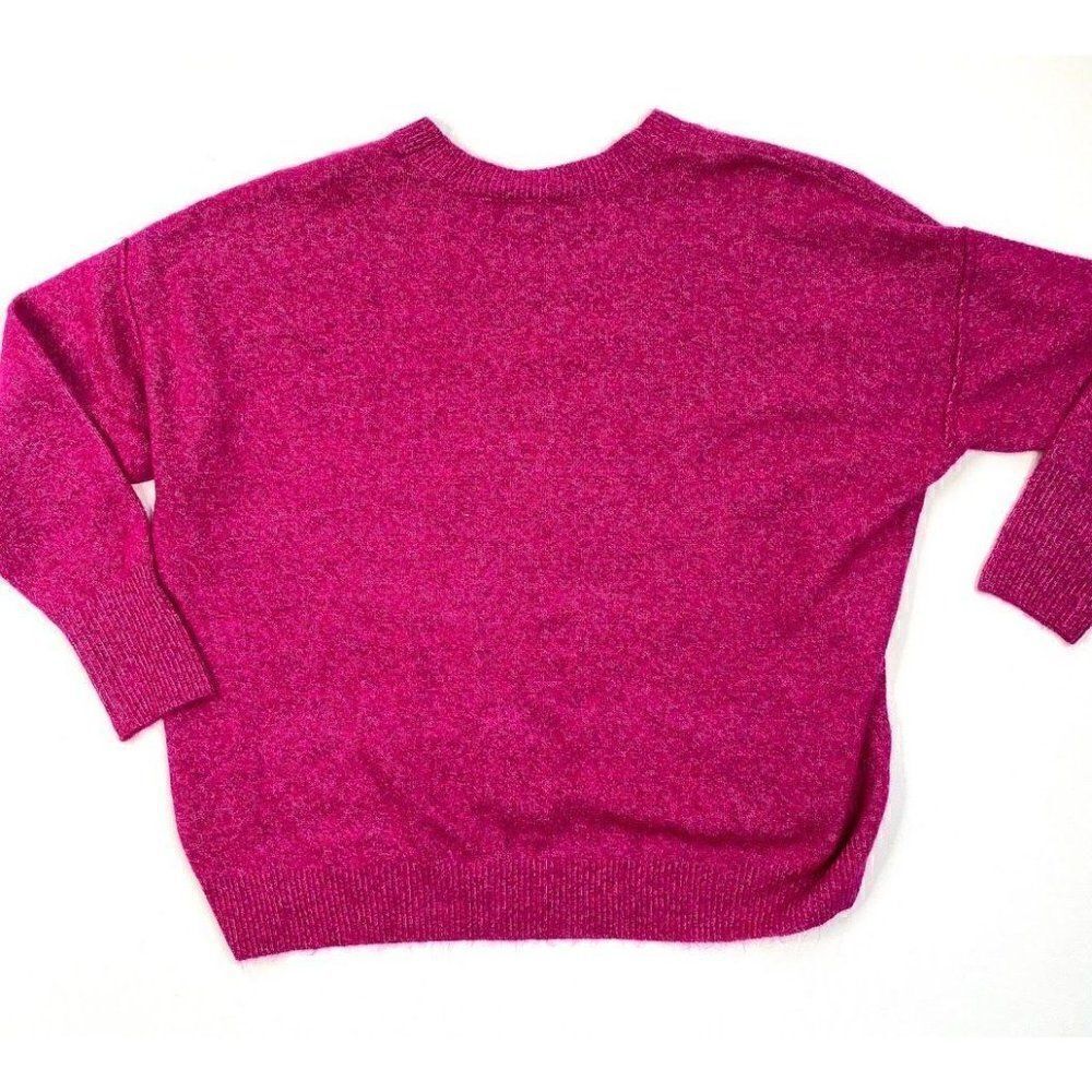 Vince Camuto Sweater Top XL Women's Cozy Crewneck Front Seam NEW - Picture 2 of 8
